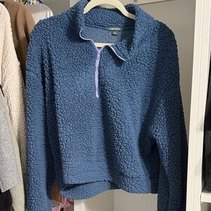 Wild Fable Blue Teddy Jacket